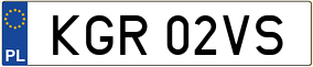 Truck License Plate